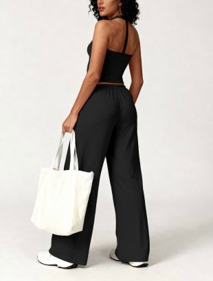 Addy Tank & Pant Set / Black