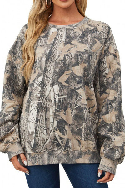 the oaks camo sweatshirt
