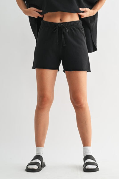 Malibu vintage edge shorts / black