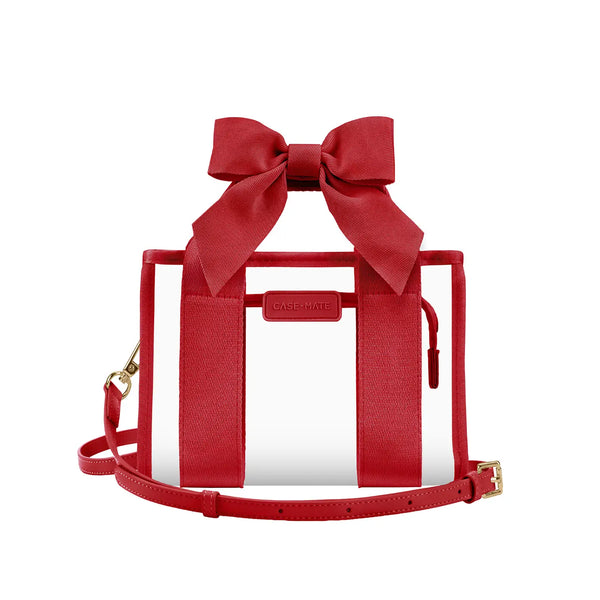 Case-Mate Clear Stadium Bag / Red (PRE-ORDER ARRIVES Aug 27!)