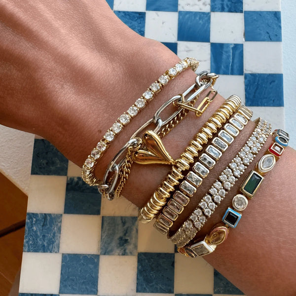 BRACHA Stevie Heart Bracelet / 2 Tone
