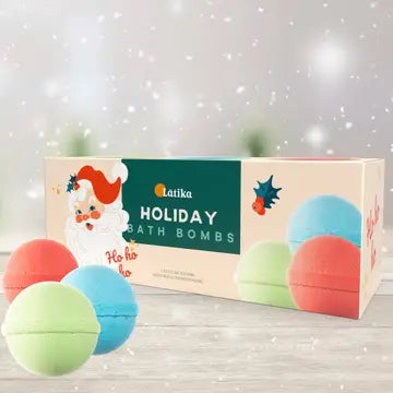 holiday bath bomb gift pack