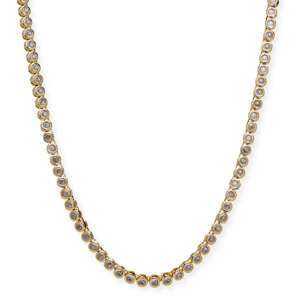 BRACHA Mali tennis necklace // gold