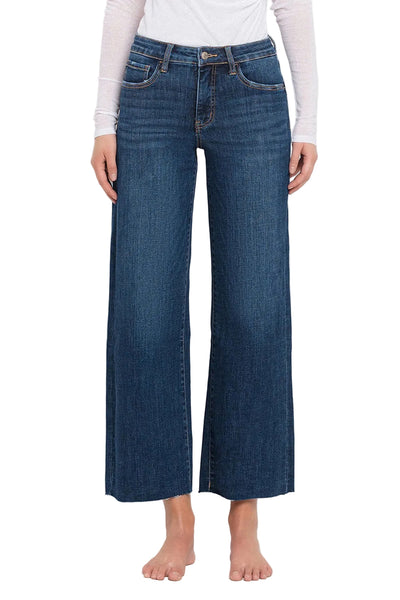 Palmer Tummy Control Wide Leg Jean / Dark Wash
