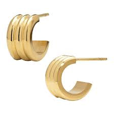 BRACHA Larissa hoop earrings // gold