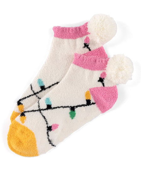 Christmas light home socks