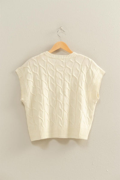Callie sweater vest / cream