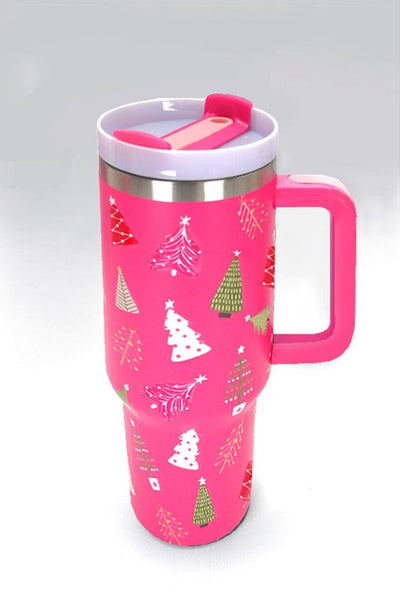 stainless steel Christmas tree mug