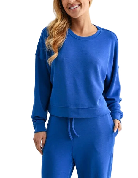 laguna modal sweatshirt / royal