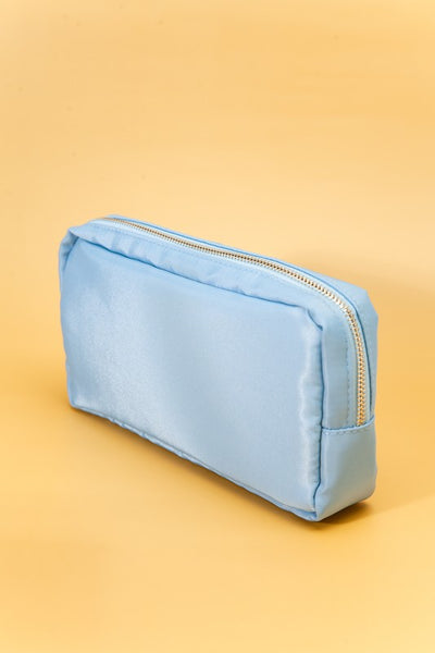 classic plain small makeup pouch // multi colors available