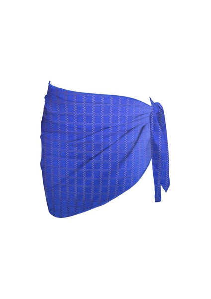 tulum coverup skirt // iridescent royal