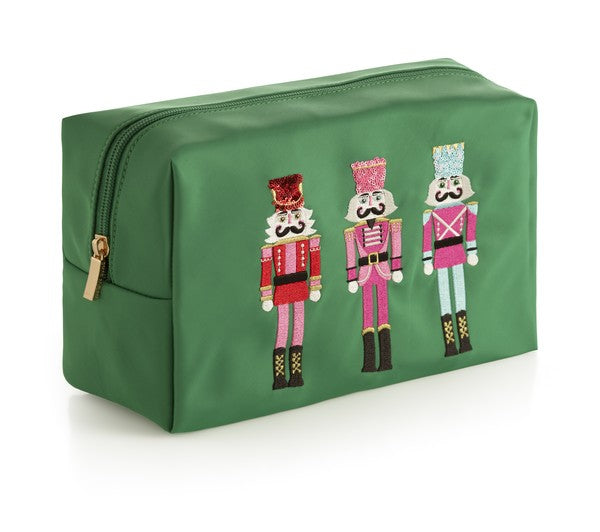 nutcracker zip pouch / green