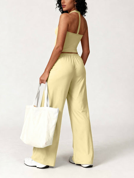 Addy Tank & Pant Set / Butter Yellow