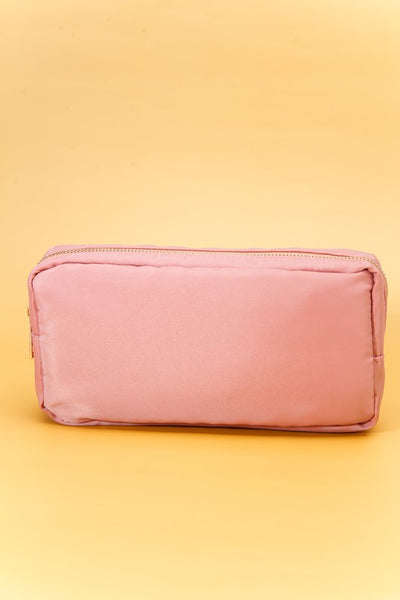 classic plain small makeup pouch // multi colors available