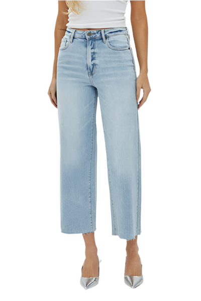 nelson crop jean / light wash