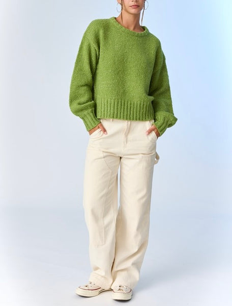 Everlee loose fit sweater / green