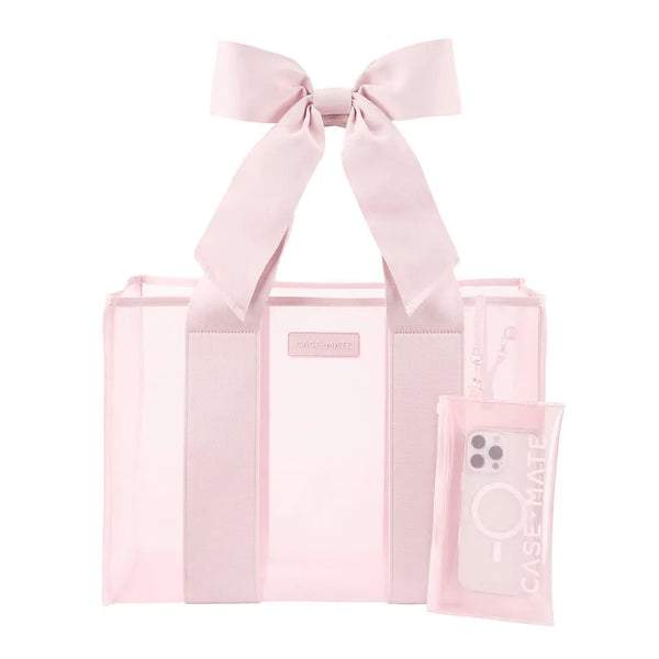 Case-Mate Jelly Tote Bag / Ballet Pink Bow
