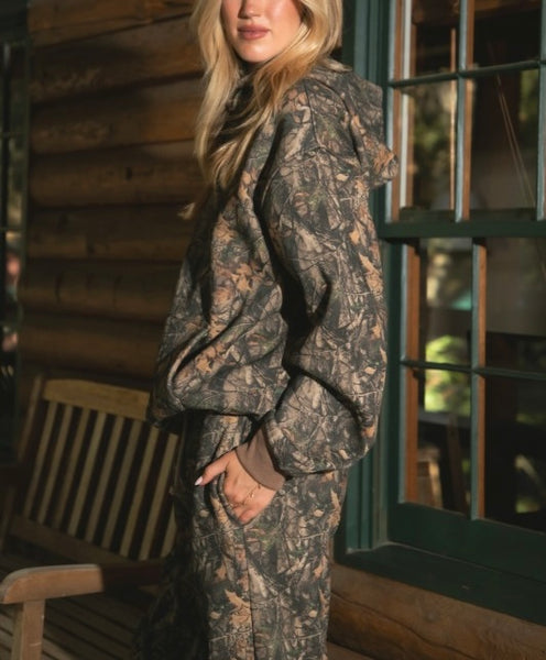Bayou dark woodland camo hoodie