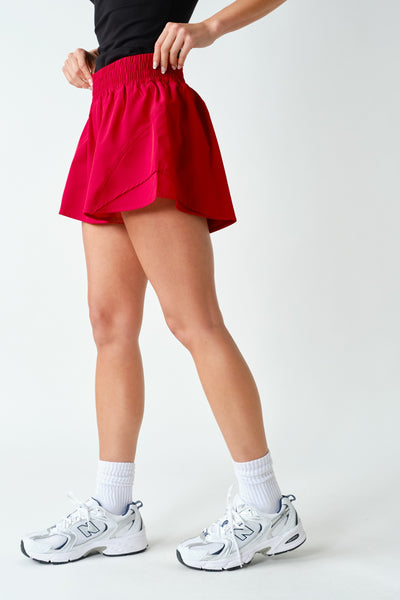 Breeze Flutter Short / Cherry