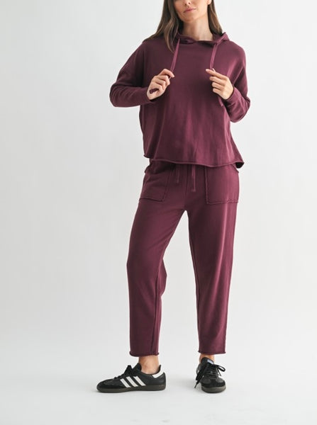 Malibu everyday hoodie / plum