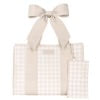 Case-Mate Jelly Tote Bag / Latte Gingham Bow