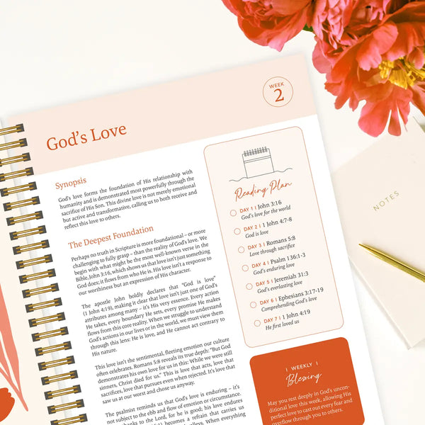 Spiral Bible "The Bible in a Year : A 52 Week Study"