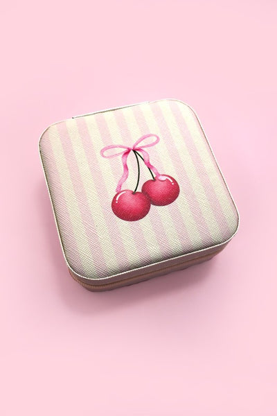 jewelry travel box / cherry