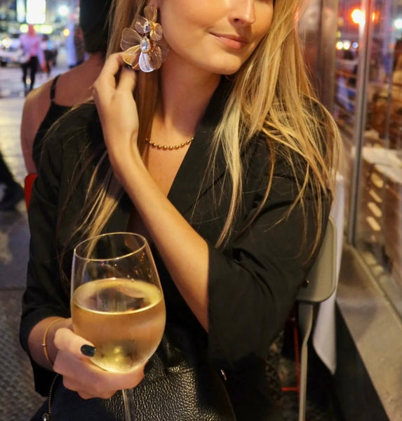 Isabelle statement earring  / rose gold