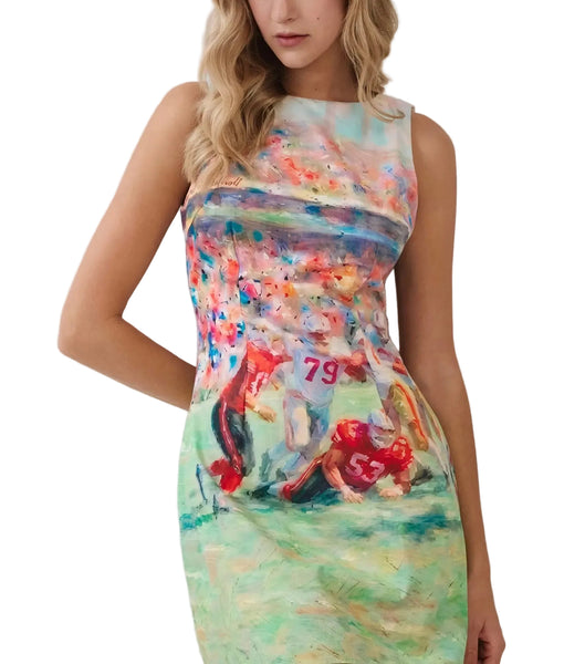 Football Print GameDay Mini Dress (PRE-ORDER ships mid August)