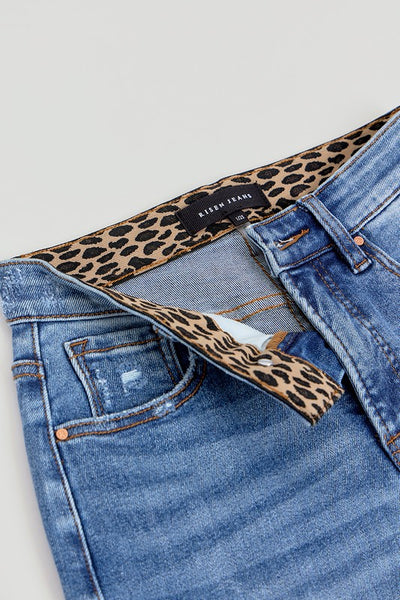 wide leg jean with tummy control