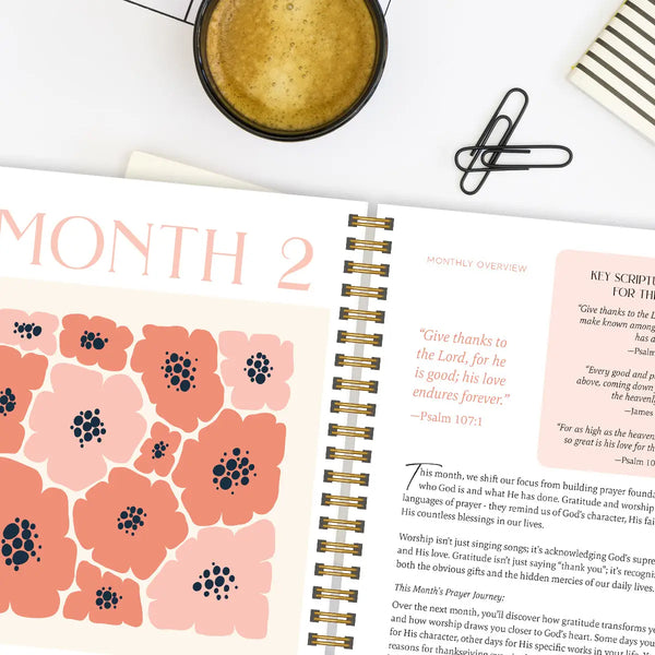 Spiral Bible "A Year in Prayer: A Journey of Daily Prayer & Reflection"