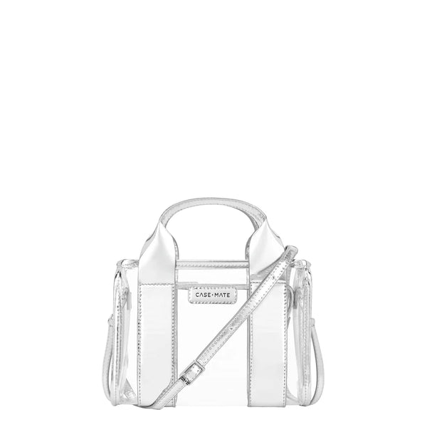 Case-Mate Clear Stadium Bag / Silver Chrome