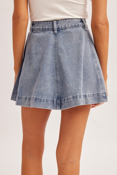 Finley denim mini skirt