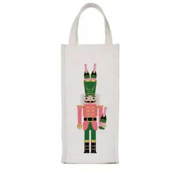 champagne nutcracker wine bag