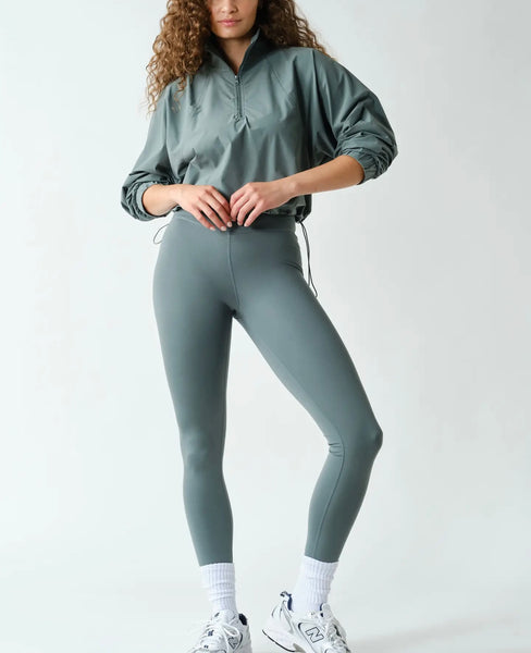 Sculpt 1/4 Zip Pullover / Eucalyptus