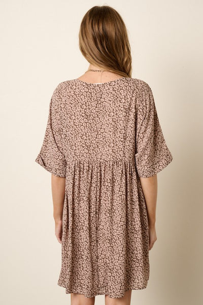 seasons babydoll dress / blush