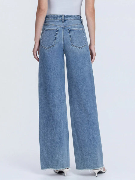 Carley High Rise Wide Leg Jean / Medium Wash