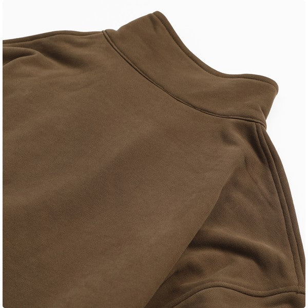 sundays 1/2 zip pullover // brown