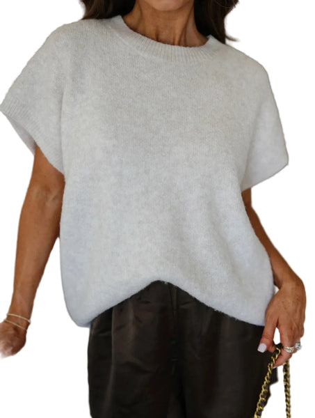 Darla Cap Sleeve Sweater/ Shell