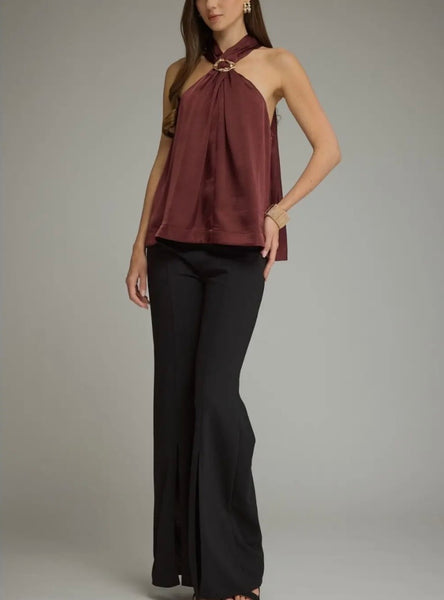 Leah Halter Swing Top / Merlot