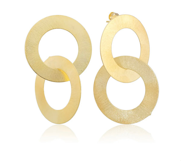 SHEILA FAJL Greta earring / brushed gold