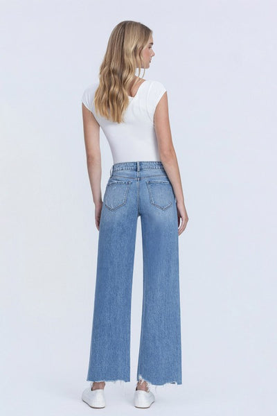 Victoria ankle length  jean / medium wash