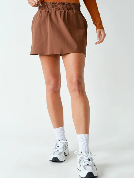 Sculpt A-Line Skort / Cocoa