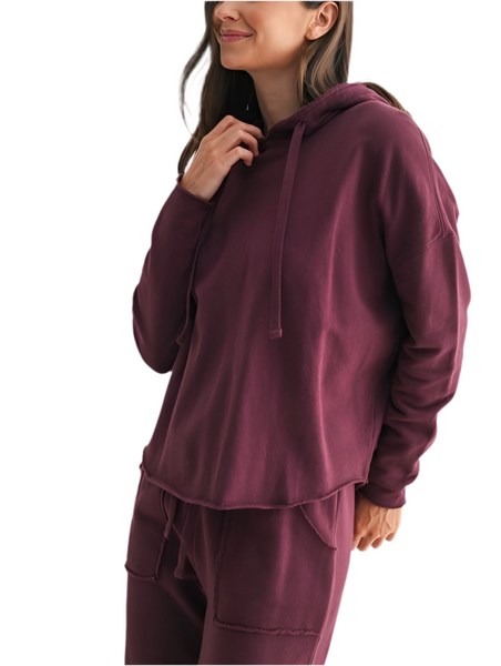 Malibu everyday hoodie / plum