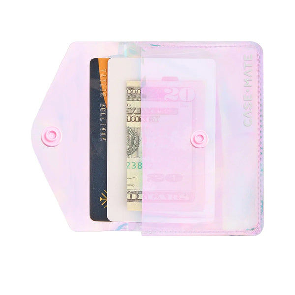 Case-Mate MagSafe Snap Wallet / pink iridescent
