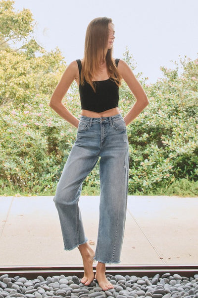 Riley barrel jean