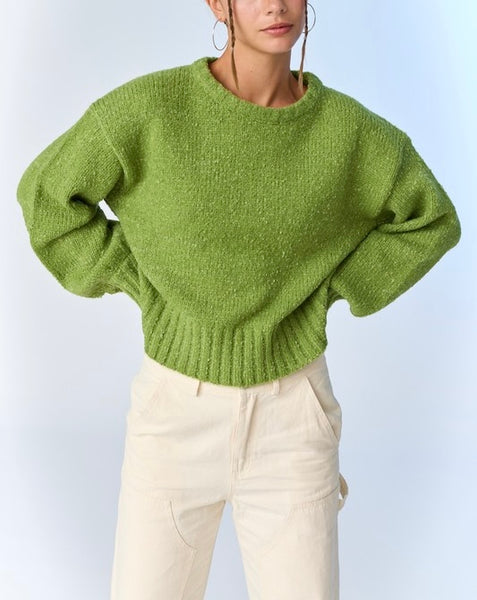 Everlee loose fit sweater / green