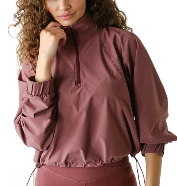 Sculpt 1/4 Zip Pullover / Rosewood