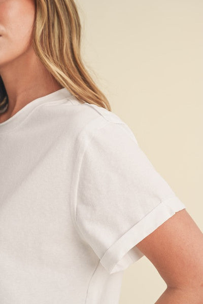 Aemi short sleeve tee / white