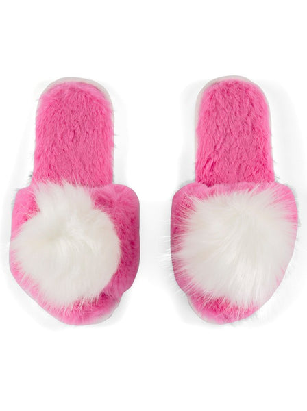 puff slipper / pink